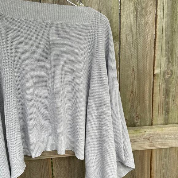 Lululemon Cape Forward Flow Knit Soft Gray One Size Athleisure Yoga Versatile OS - Picture 6 of 10